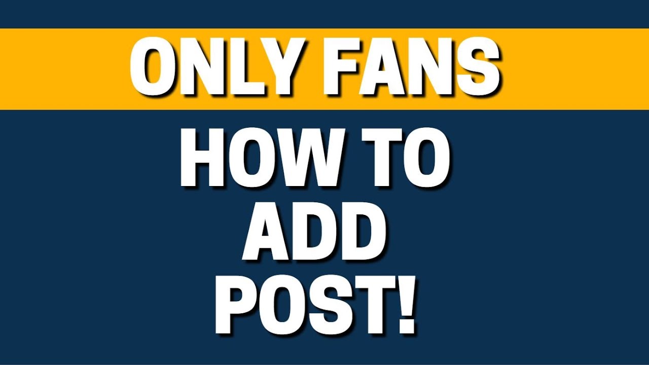 Can You Post Videos on Only Fans?