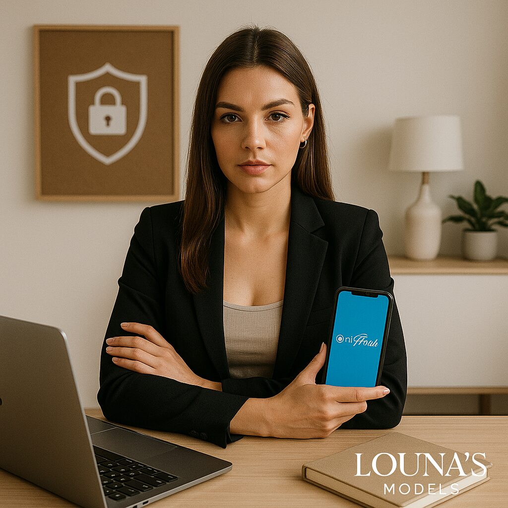 mujer haciendo referencia a la marca personal
